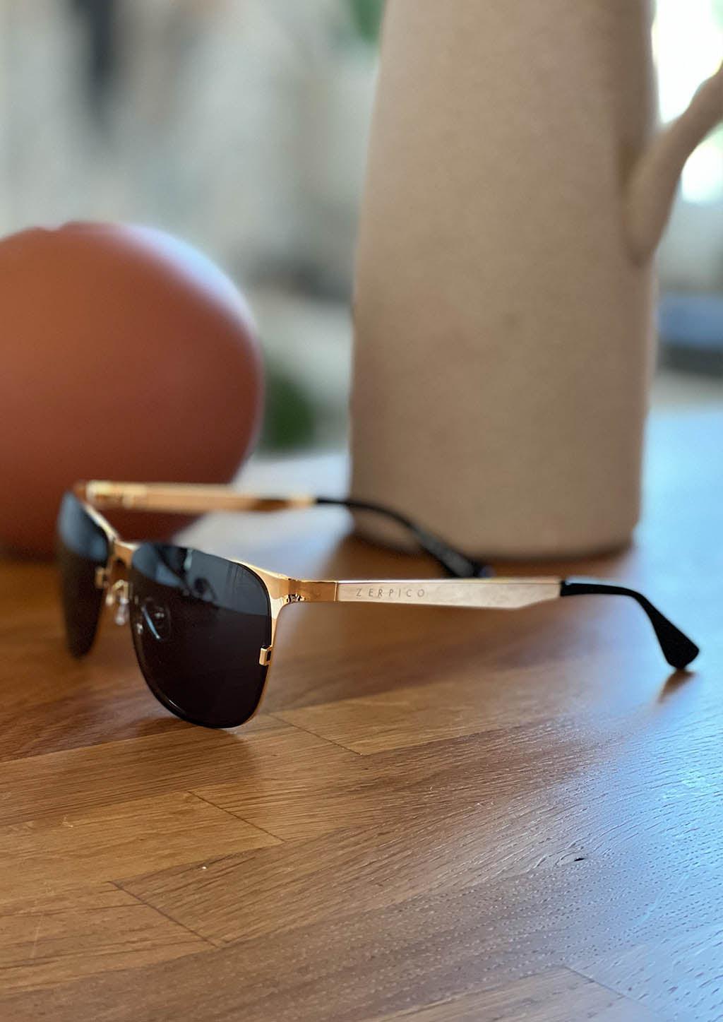 Titanium Wayfarer Sunglasses - V2 - 24K GOLD Plated