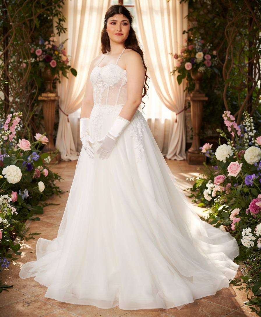 Roberta White Swan Wedding Dress-4