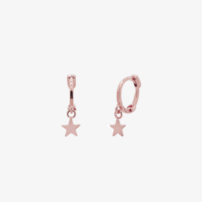 Star Charm Huggie Earring-6