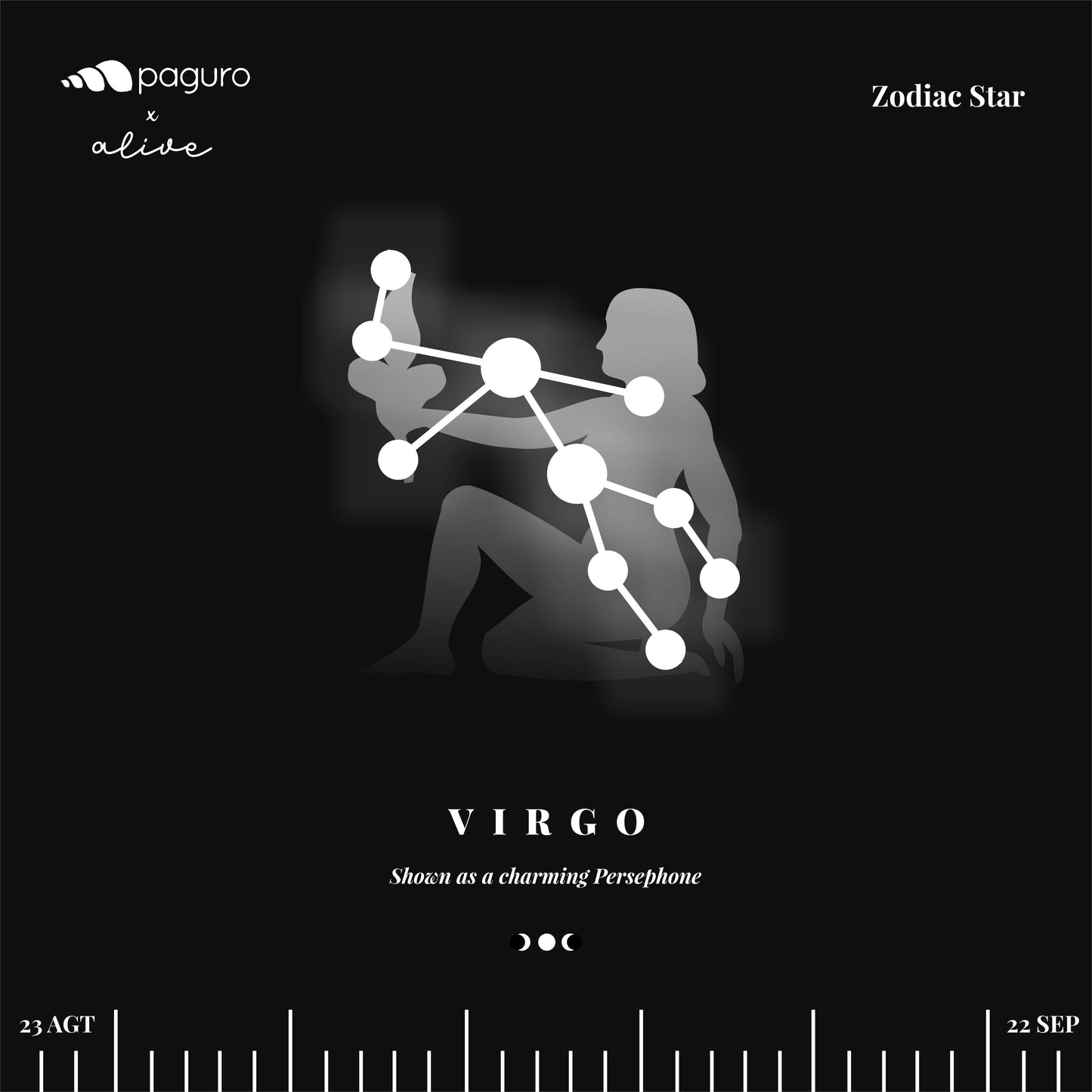 Virgo Zodiac Sign Sustainable Necklace