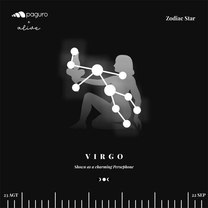Virgo Zodiac Sign Sustainable Necklace