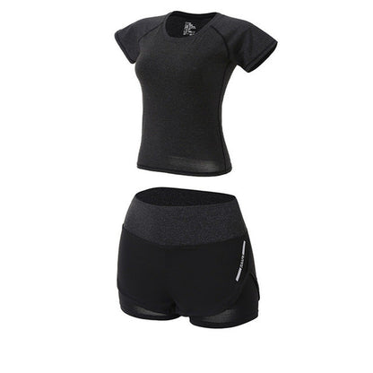 5Pcs Women's Yoga Sets Outdoor Running Yoga Quick Dry